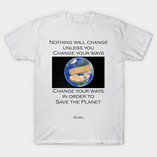 Planet Earth - Climate Awareness T-Shirt by PlanetMonkey